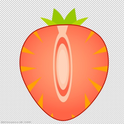 五彩繽紛的卡通水果世界